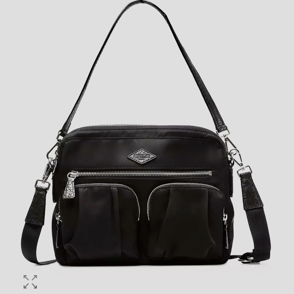 MZ Wallace Black Nylon Shoulder Bag